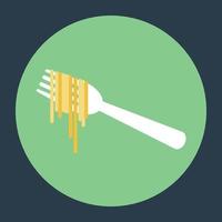 Trendy Fork Concepts vector