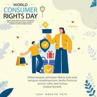 World Consumer Day Free Social Media Post Design Vector