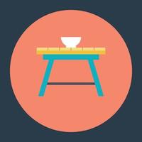 Square Table Concepts vector