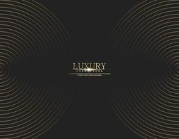 Circle line gold color background. Abstract round pattern. vector illustration.