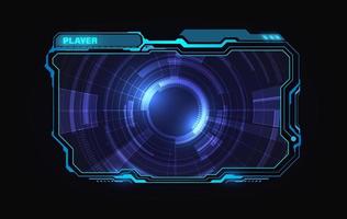 abstract hud ui gui future futuristic screen system virtual design. vector illustration eps10