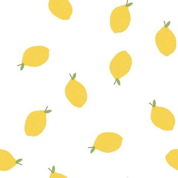 patrón de limón. limón estampado. patrón de cocina patrón de frutas vector