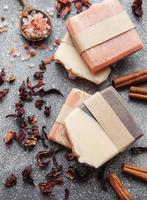 Natural handmade soap photo