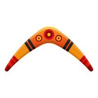 handcraft boomerang cartoon vector illustration isolated object