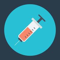 Trendy Syringe Concepts vector