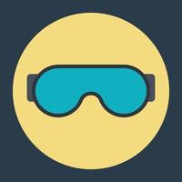 Trendy Goggles Concepts vector