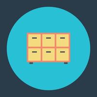 Chest of Drawers vector