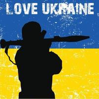 love Ukraine vector illustration