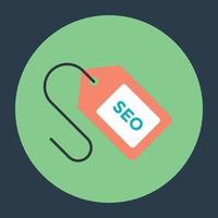 conceptos de etiquetas seo vector