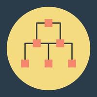 Trendy Hierarchy Concepts vector