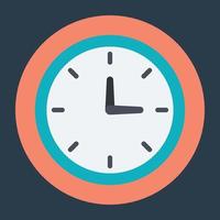 Trendy Clock Concepts vector