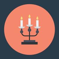 conceptos de velas de moda vector