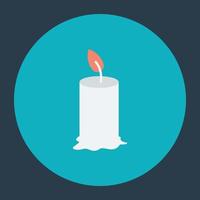 conceptos de velas de moda vector