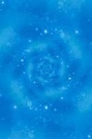 Abstract blue background with spiral. Swirling radial futuristic pattern photo