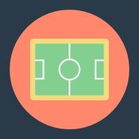 conceptos de campo de fútbol vector