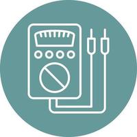 Voltmeter Icon Style vector