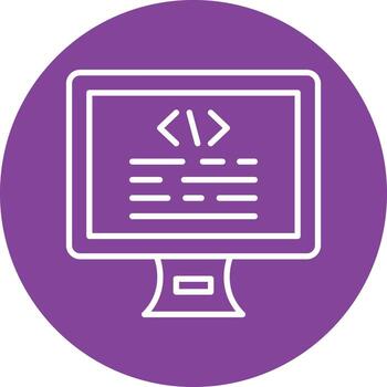 Coding Icon Style vector