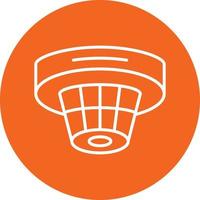 Smoke Detector Icon Style vector