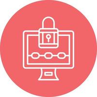 Ransomware Icon Style vector