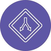 Intersection Icon Style vector