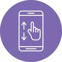 Scrolling Icon Style vector