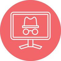 Incognito Icon Style vector