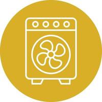 Electric Fan Icon Style vector