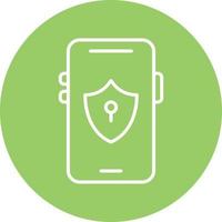 Mobile Safety Icon Style vector