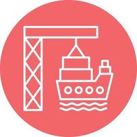 Port Icon Style vector