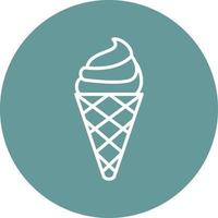 Ice Cream Icon Style vector