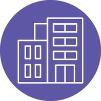 Office Building Icon Style vector