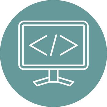 Coding Icon Style vector