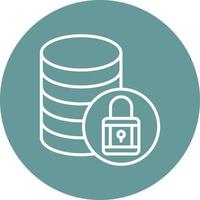 Database Icon Style vector