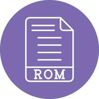 ROM Icon Style vector