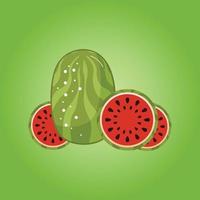 watermelon fruit free vector