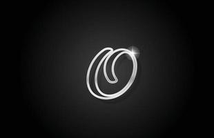 línea gris o icono del logotipo de la letra del alfabeto. diseño creativo para negocios y empresas vector