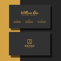 Simple And Clean Business Card vector