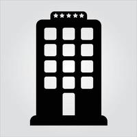 Isolated Hotel Glyph Icon Scalable Vector Graphics