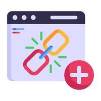 Download premium flat icon of web analytics vector