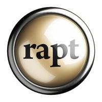 rapt word on isolated button photo