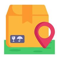 Flat trendy vector of delivery