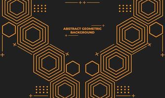 abstract hexagonal geometric background vector