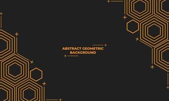 abstract hexagonal geometric background vector