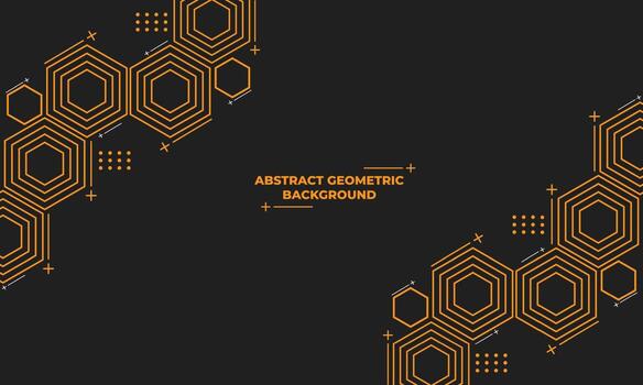 fondo geométrico hexagonal abstracto vector