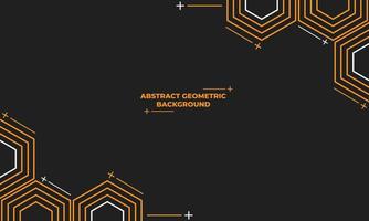 abstract hexagonal geometric background vector
