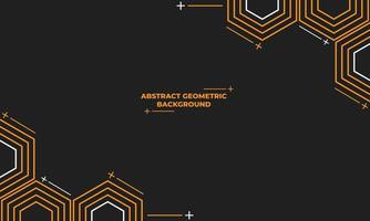 abstract hexagonal geometric background vector