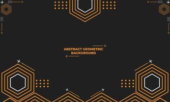 abstract hexagonal geometric background vector