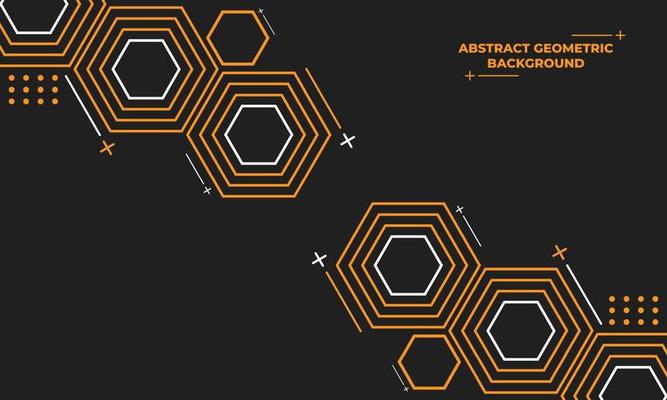 abstract hexagonal geometric background