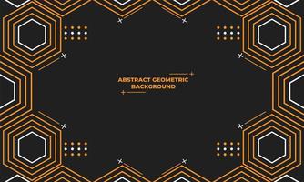 abstract hexagonal geometric background vector