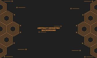 abstract hexagonal geometric background vector